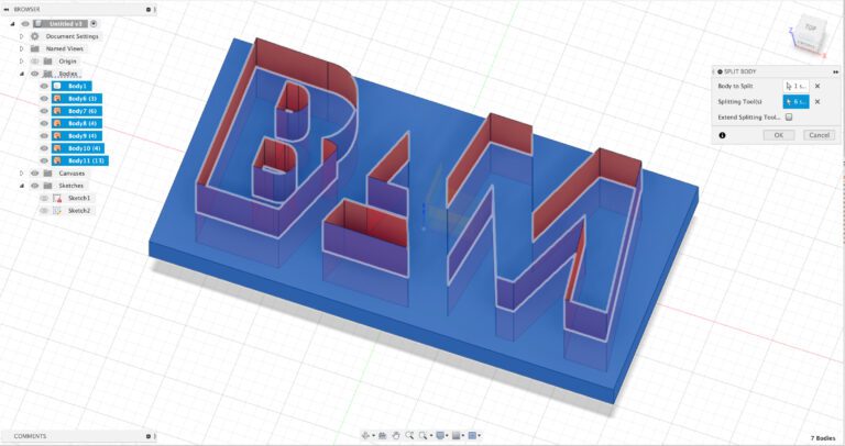 Split Flat Logo Block